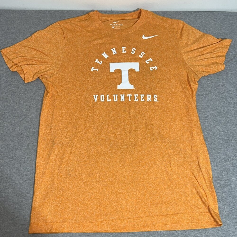Nike Tennessee Volunteers Shirt Men's Size Large Logo Swoosh Big T Logo Orange‎ - Picture 2 of 7